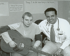 Dr. Raffi Tachdjian with Justin